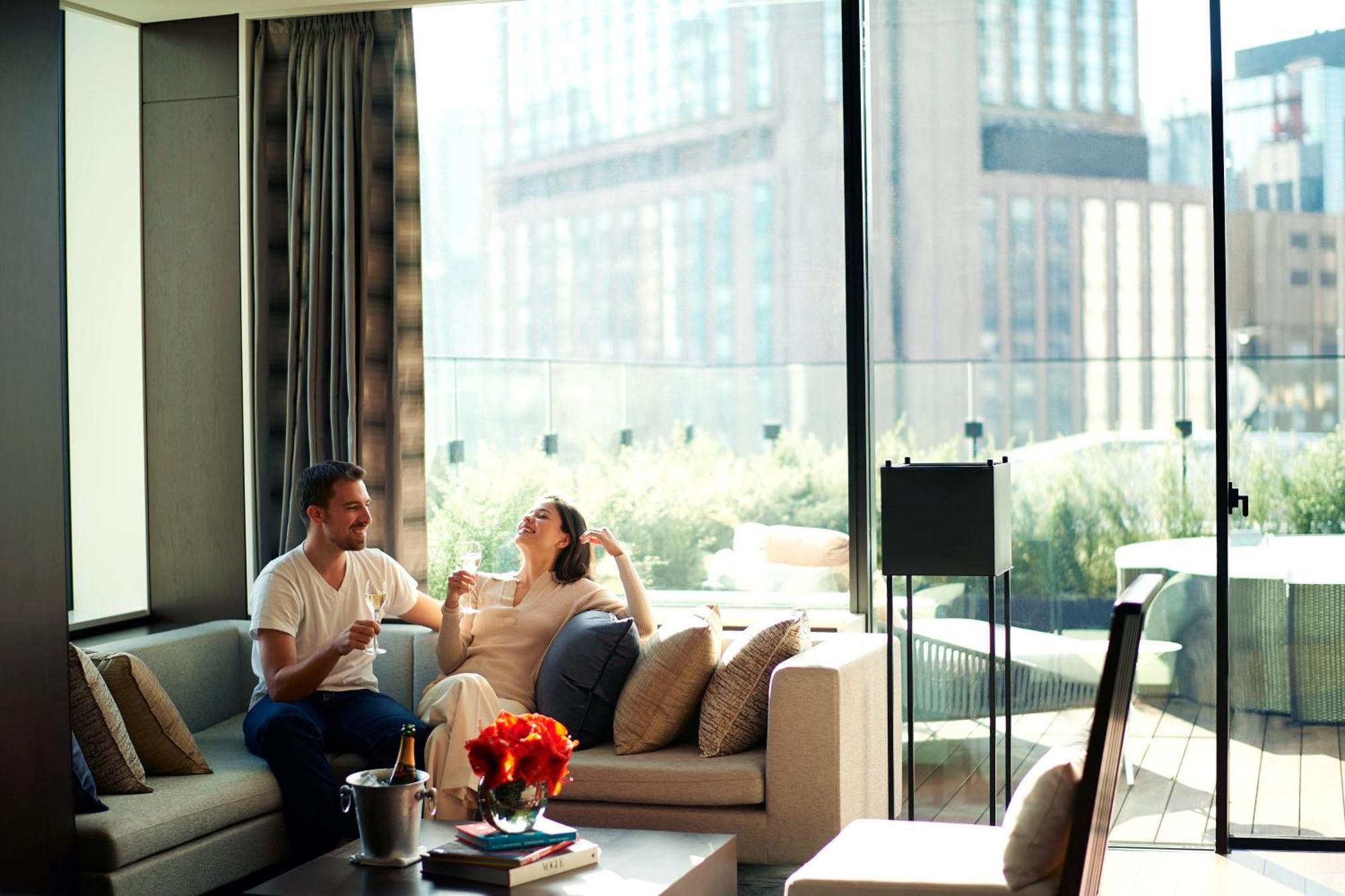 The Gate Hotel Tokyo By Hulic Exteriér fotografie The Living Room at The Hari